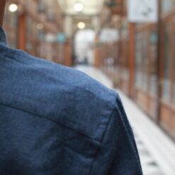 jagvi chemise hidden shirt flanelle navy 03