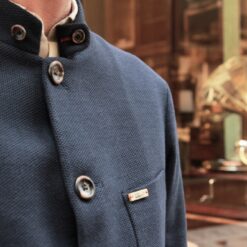 SANDRINO - Piqué  navy – Image 3