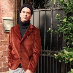 veste luis trenker velours cotelé cognac