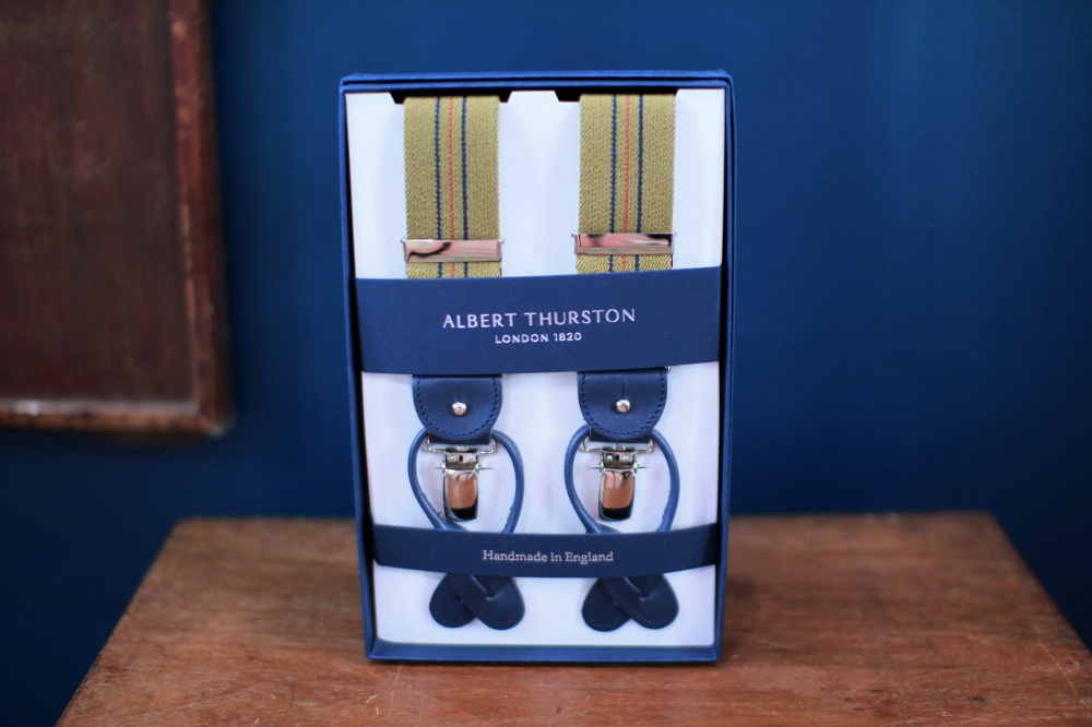 Albert Thurston suspenders bretelles