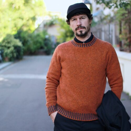 Eribé_pull_laine_shetland_homme_Duke_store_paris