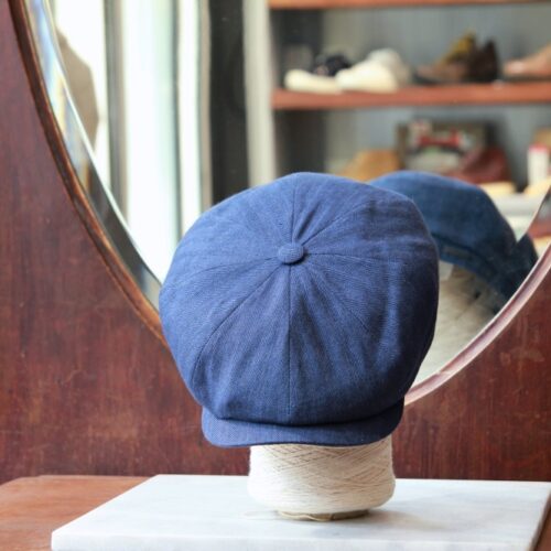HATTERAS - Lin / Coton - Denim Chevrons – Image 2