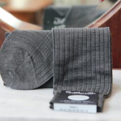 PANTHERELLA_chaussette_laine_laburnum_grey_DUKE_STORE_PARIS