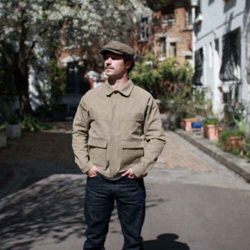 DUKE_veste_worker_alpha_coton_fawn_DUKE_STORE_PARIS