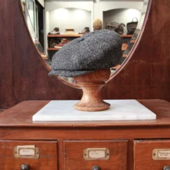 stetson_casquette_haterras_Harris_tweed_bleu_1