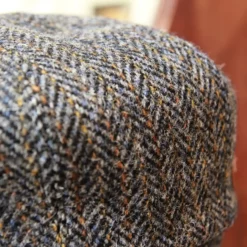 stetson_casquette_haterras_Harris_tweed_bleu_3