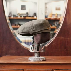 Stestson_casquette_hatteras_coton_wax_kaki_2