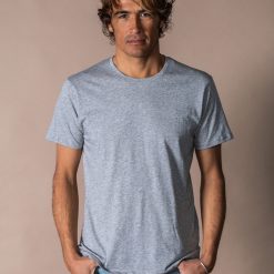 anonym tee shirt jules gris chiné duke store paris