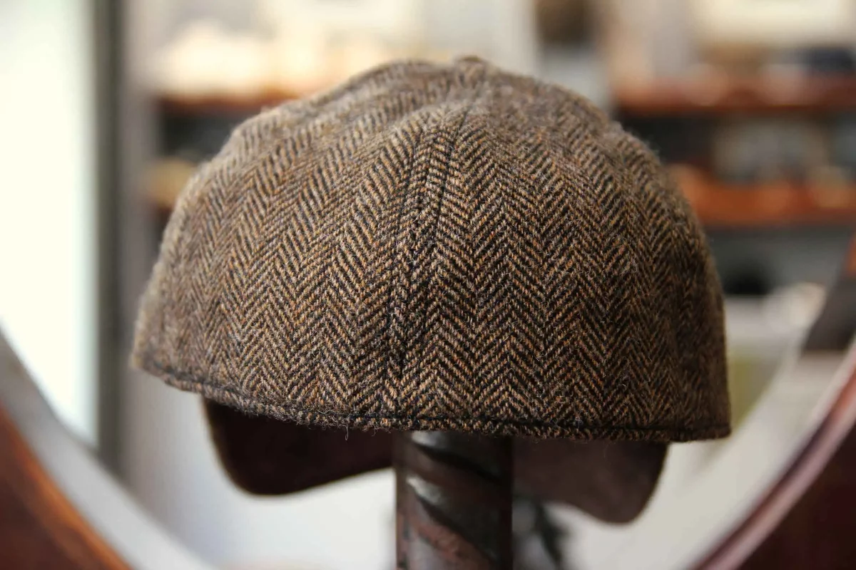 Stetson_casquette_baseball_tweed_chevrons_brown_3