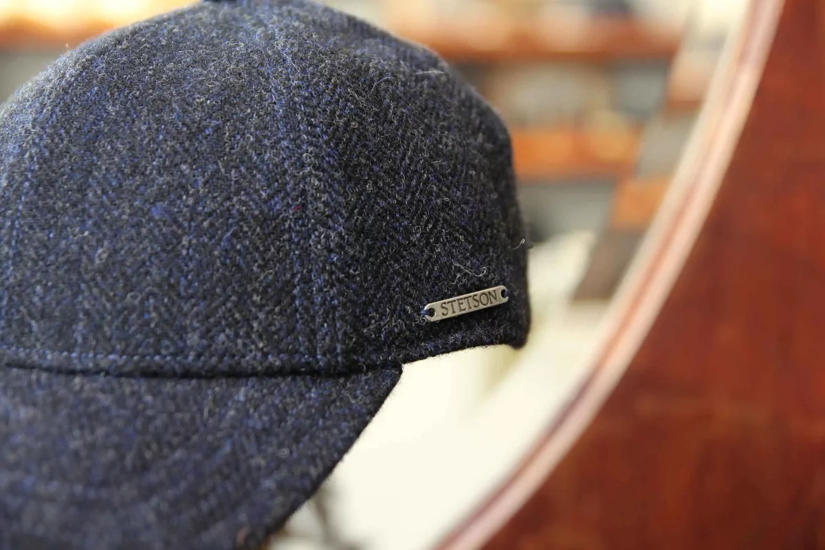 Stetson_casquette_baseball_tweed_chevrons_navy_2