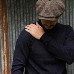 Chicama_Pull_Col_Roulé_Chauvin_blue_black_3