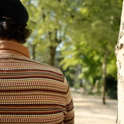 CASA_ISAAC_short_sleeve_polo_folk1_Ochre_3