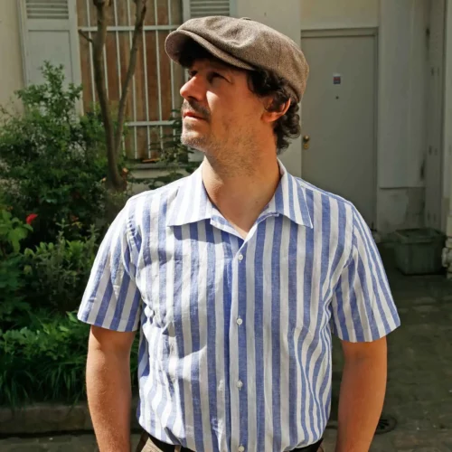 ALTEM_FLOWER_chemise_manches_courtes_Dustin_stripes_bleu_1