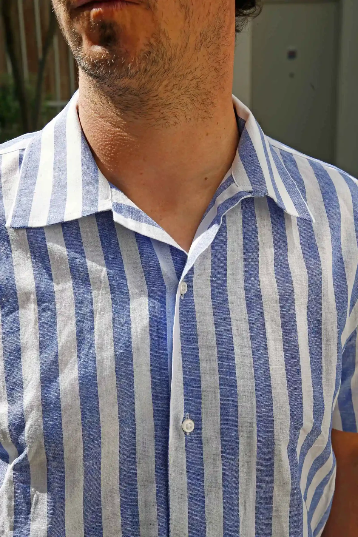 ALTEM_FLOWER_chemise_manches_courtes_Dustin_stripes_bleu_2
