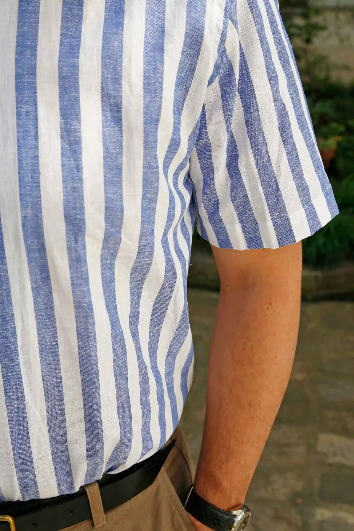 ALTEM_FLOWER_chemise_manches_courtes_Dustin_stripes_bleu_3