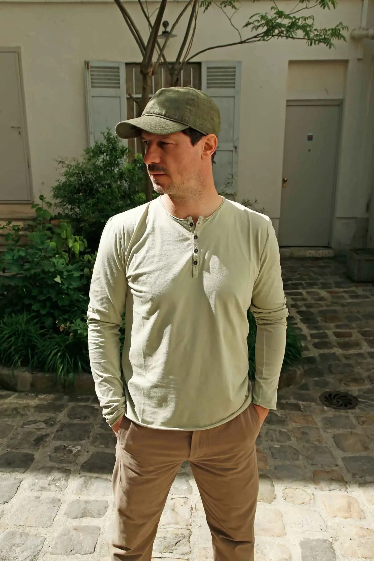 ITALO- Henley - Pistache