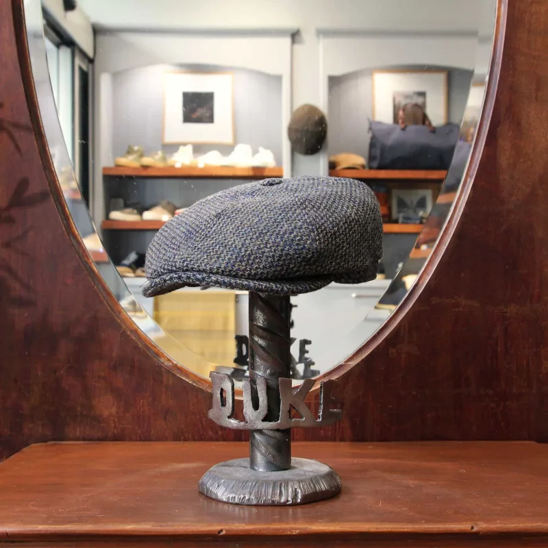 STETSON_casquette_6_panel_harris_tweed_blue_1