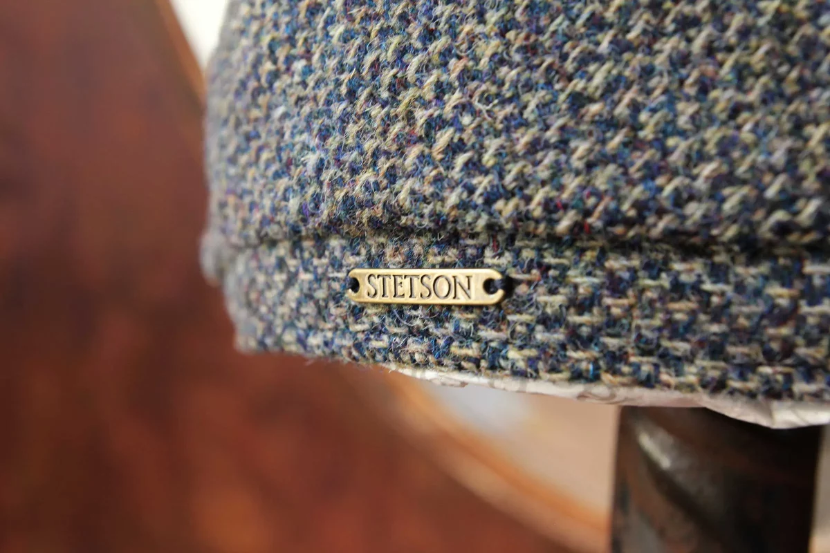STETSON_casquette_6_panel_harris_tweed_blue_3