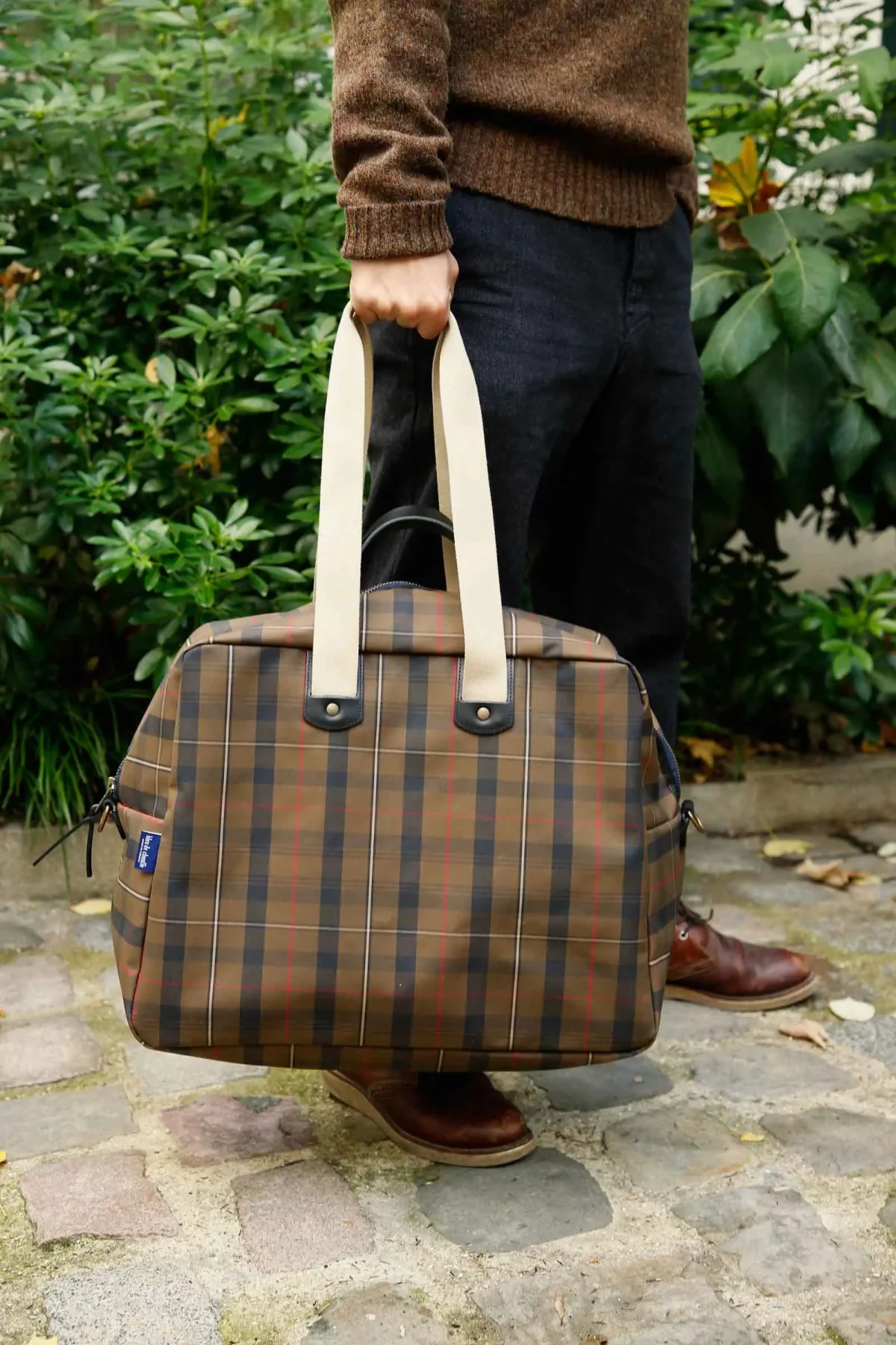 MISSAK - Tartan - brun