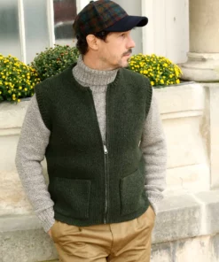 CASA_ISAAC_gilet_folk_81_dark_green_1