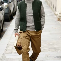 CASA_ISAAC_gilet_folk_81_dark_green_2