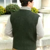 CASA_ISAAC_gilet_folk_81_dark_green_5