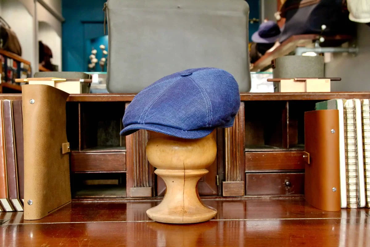 dukestore_paris_stetson_casquette_6_panels_lin_chevrons_bleu_1