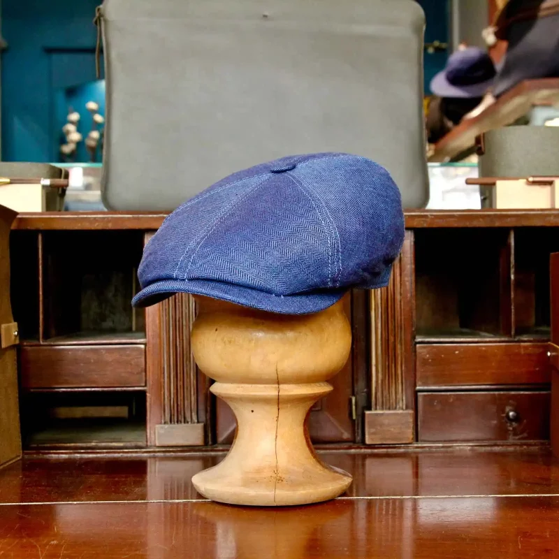 dukestore_paris_stetson_casquette_6_panels_lin_chevrons_bleu_1