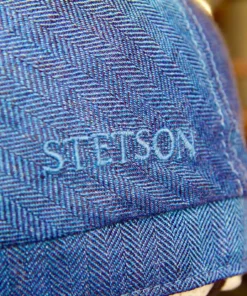 dukestore_paris_stetson_casquette_6_panels_lin_chevrons_bleu_2