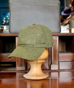 dukestore_paris_stetson_casquette_baseball_lin_olive_1
