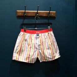 Alternative view of CALECON - Rayures - Orange / bleu / rouge 5323