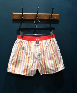Alternative view of CALECON - Rayures - Orange / bleu / rouge 5323